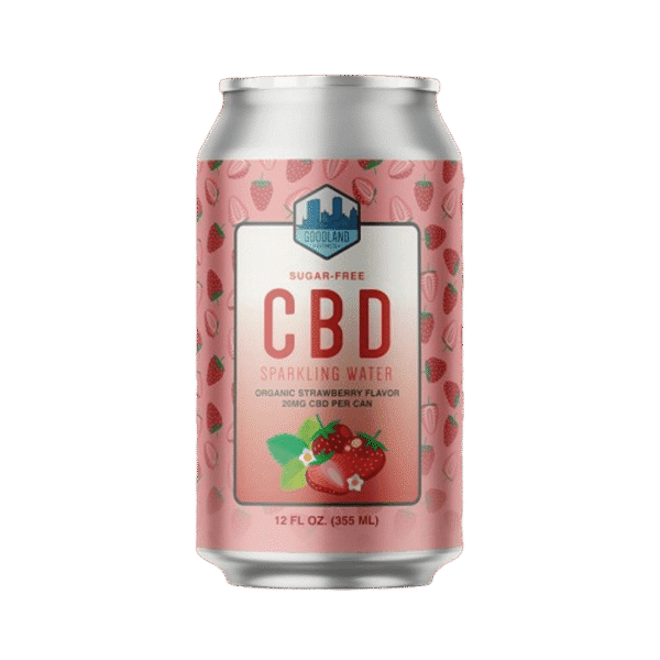 Goodland Extracts CBD Seltzer - Strawberry - 20mg