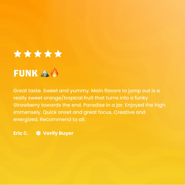 Funk Mountain THCa Live Hash Rosin - Image 2