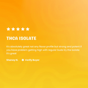 Alternative view of THCa Isolate Powder