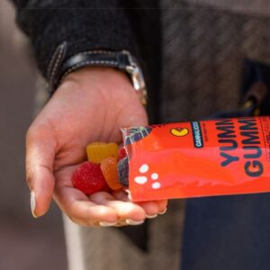 Alternative view of Yummy Gummies – 20mg THC – 10 servings