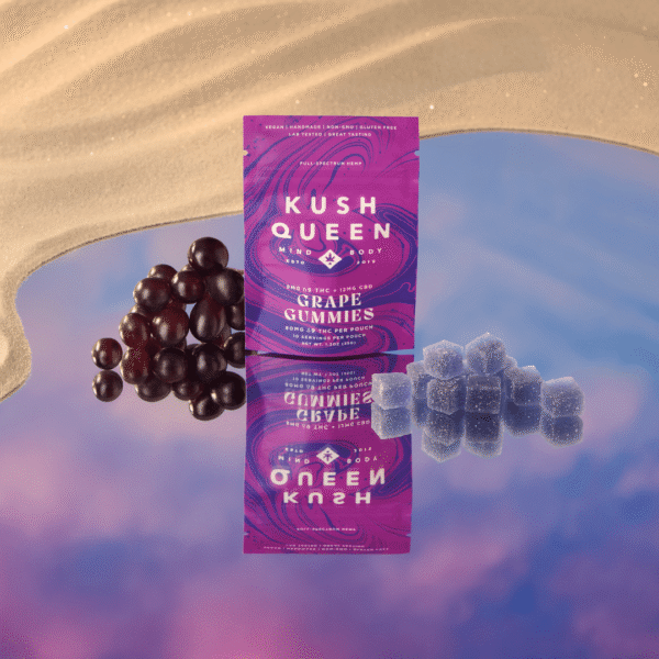 Grape Delta 9 THC + CBD Gummies - Image 2