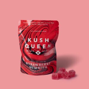 Alternative view of Strawberry Delta 9 THC + CBD Gummies