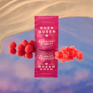 Alternative view of Raspberry Delta 9 THC + CBD Gummies