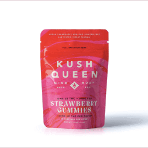 Alternative view of Strawberry Delta 8 THC + CBD Gummies